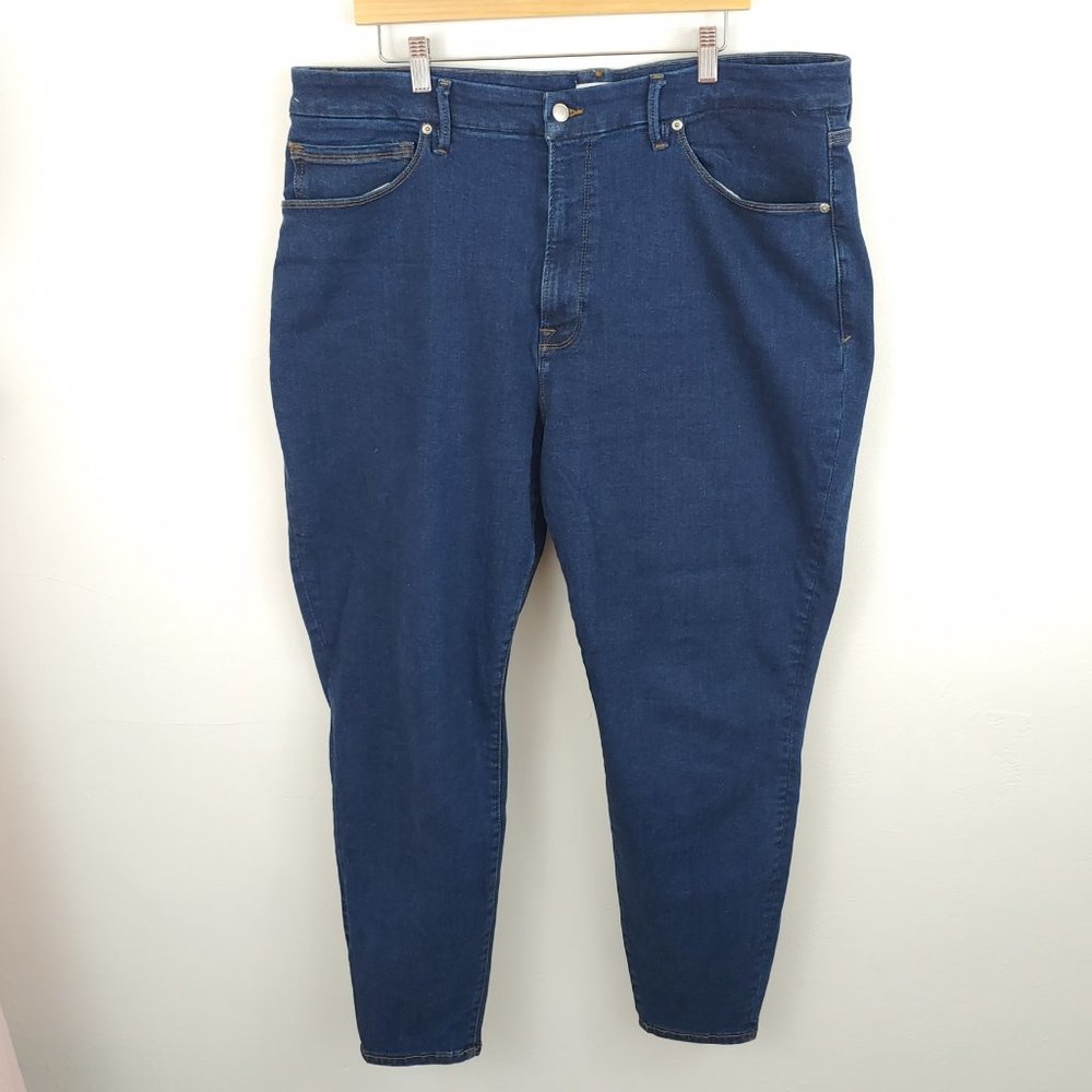 Good American Good Waist Skinny Jeans Dark Wash size 20